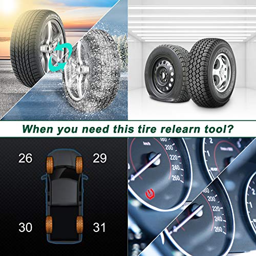 JDIAG TPMS Sensor Tool, TPMS Relearn Tool for Ford F150 Lincoln Mercury