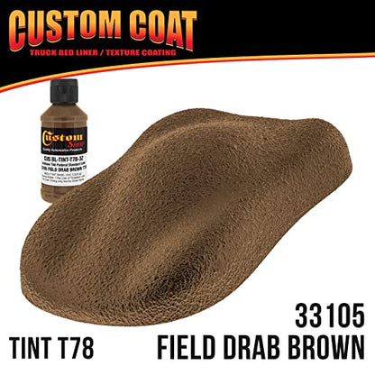 Custom Coat Field Drab Brown Spray-On Urethane Truck Bed Liner Kit 1.5 Gal