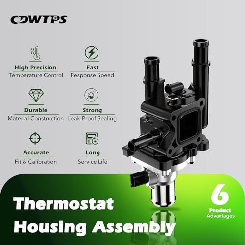 CDWTPS 902-033 Engine Coolant Thermostat Housing Assembly fit for CHEVROLET - size: 902-033