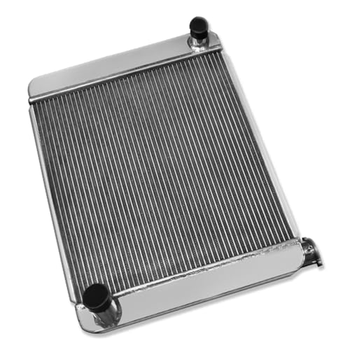 Universal 24" x 19" Aluminum 2 Rows Radiator For GM Chevy SBC BBC - size: 24" x 19"