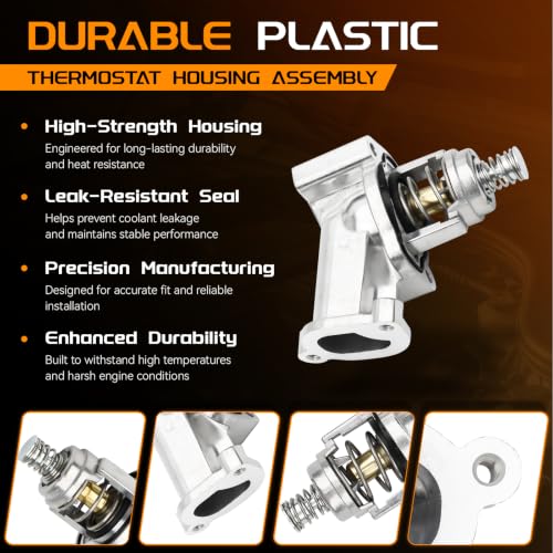 BRTEC 12647180 Engine Coolant Thermostat Housing, for Chevrolet Camaro - color: 12678784