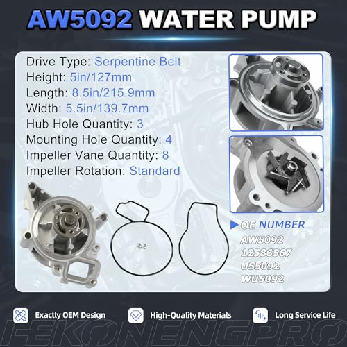 2.4 Timing Chain Kit w/Solenoid Water & Oil Pump for GM Chevy Ecotec 11-17