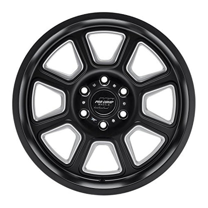 PRO COMP Alloys 5164-213647 Black Wheel with Alloy Steel (20 x 10. inches /6 x 135 mm, -18 mm Offset)