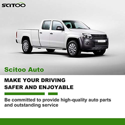 SCITOO 4pcs Suspension Kit For 2002-2009 For Chevy Trailblazer 2002-2006 Trailblazer EXT 2002-2009 For GMC Envoy 2002-2006 Envoy XL - With Suspension Parts Inner Outer Tie Rod End