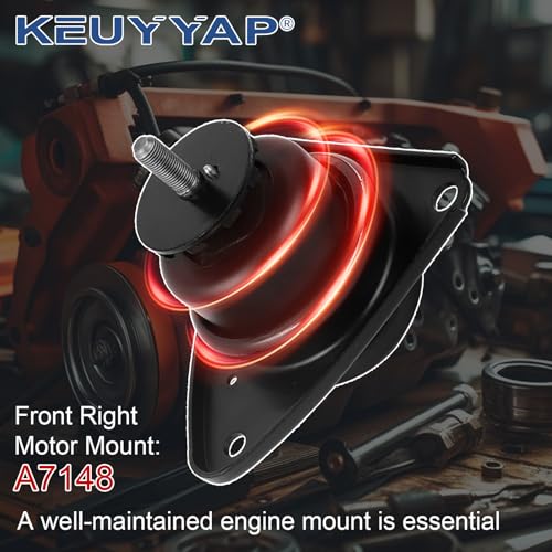 4Pcs Engine Motor Mount Compatible with Hyundai Elantra L4 2.0L 2007-2012