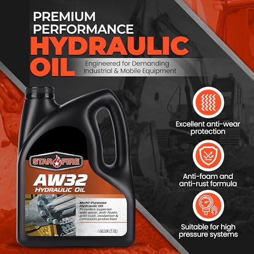 STARFIRE AW32 Anti-Wear Hydraulic Oil for Industrial/Mobile Equipment 1-Gal - size: 1 Gallon