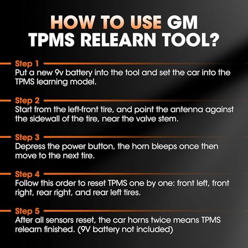 TPMS Relearn Tool 2IN1 Super EL50448 for GM and for Ford Tire Pressure Monitor Sensor TPMS Reset Tool
