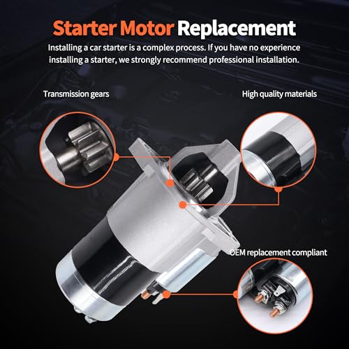 HiSport 1G023-63010 19107 New Starter Motor 12V 8-Tooth - color: 19107N