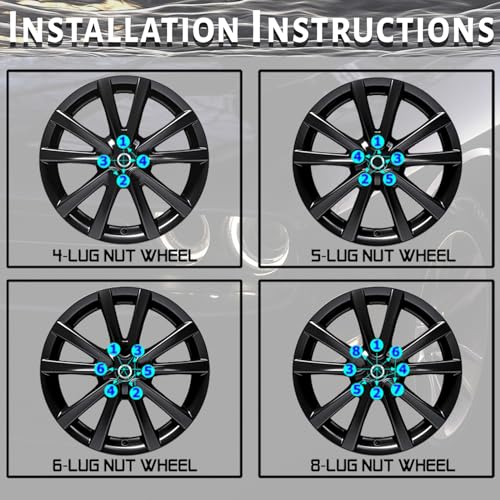 M14x1.5 Lug Nuts 20 Pcs Black Wheel Lug Nut 7/8" (22mm) Hex 1.85 Inch - color: Black, size: M14×1.5, style: 20pcs 1.85IN