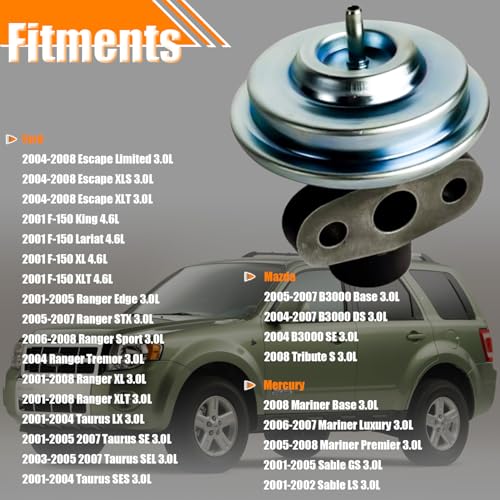 XR1Z9D475BA EGR Valve Exhaust Gas Recirculation - size: EGR Valve EGV574