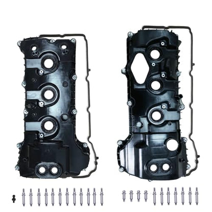 Engine Valve Cover Set Compatible with Ford F-150 2013-2017, Expedition 2015-2017, Transit 150 250 350 2015-2022, Lincoln Navigator 2015-2017, Direct Replace Part # BL3Z-6582-H DL3Z-6582-C