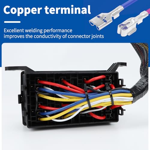 Generic 6-Way Fuse Box with 5 Five-Pin SPDT & 1 Four-Pin SPST Relays - size: Generic 6-Way Fuse Box