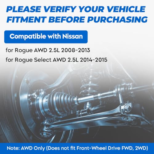 New Front Left & Right CV Axle Shaft Assembly, AWD Only