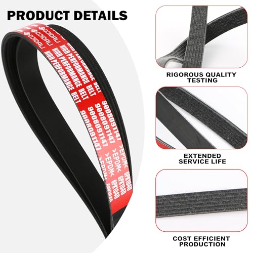 6PK1040 K060410 Engine Serpentine Drive Belt - size: 6PK1040