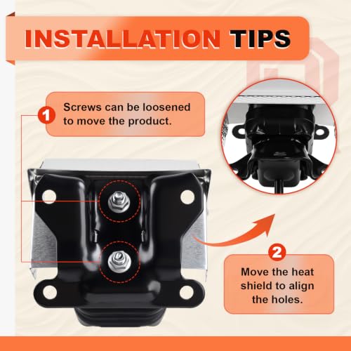 Engine Motor Mount w/ Heat Shield for Select Chevy GMC C-adillac Models - size: Set of 1
