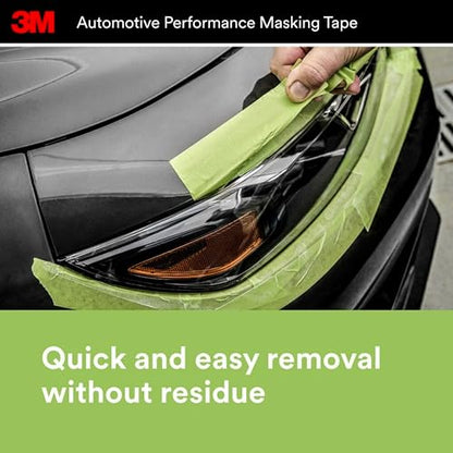 3M Automotive Performance Masking Tape , 36 mm x 32 m, 6/case - size: 36 mm x 32 m