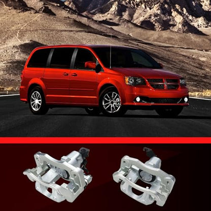 2pc Rear Disc Brake Calipers Assembly Replaces 18B5081 18B5080 - size: 18B5081+18B5080