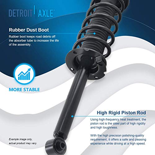Detroit Axle - 2pc Rear Struts for 2004-2008 Acura TL - size: 171372 x2/PAIR