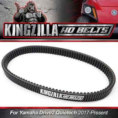 Kingzilla Drive Belt fits Yamaha Drive 2 QuieTech Golf Carts (2017-Present) Independent Rear Suspension, Will not fit Solid Axle Drive2 - Premium Heavy Duty Performance Clutch Drive Belt Severe Duty - color: Drive 2 Severe Duty