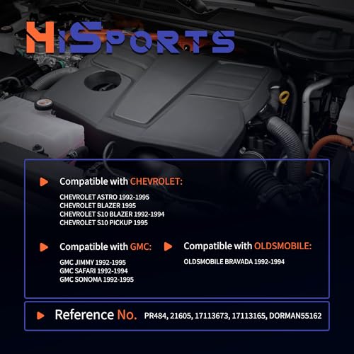 HiSport PR484 Fuel Pressure Regulator 55162 PR4020 - size: HSFPR484