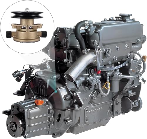 128377-42500 Raw Water Pump with Bracket for Yanmar 2GM20 3GM30