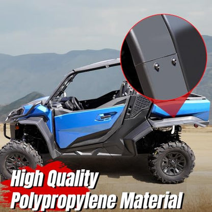 A & UTV PRO Wider Fender Flares for 2021-2025 Can Am Commander 700 1000R MAX Accessories Front & Rear Extended XXL Mud Flaps Mud Guards Fender Extensions - size: for 2021-2025 Can-Am Commander 700