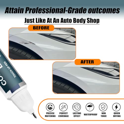 (Pearl White Multi-Coat PPSW) Touch up Paint for Tesla Model Y/3/X/S - color: Car Touch up Paint(Pearl White Multi-Coat(PPSW)) Compatible with Tesla Model Y/3/X/S