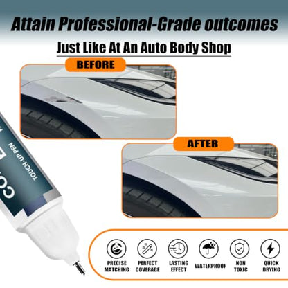 (Pearl White Multi-Coat PPSW) Touch up Paint for Tesla Model Y/3/X/S - color: Car Touch up Paint(Pearl White Multi-Coat(PPSW)) Compatible with Tesla Model Y/3/X/S