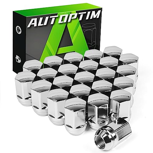 AUTOPTIM M14x1.5 OEM 러그 너트 - 쉐보레 램 팩토리 휠용 크롬 24개 - color: 크롬, size: M14 x 1.5, style: 24개