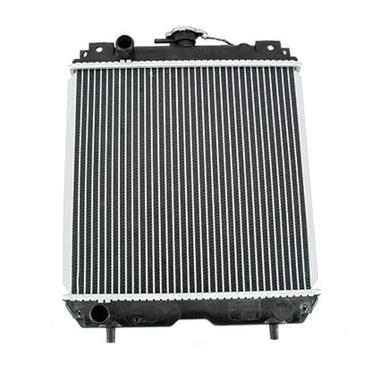 OE# 6C120-58502 6C170-58521 6C120-58500 Radiator Replacement for Kubota Tractor B7410D B7500D B7500DTN B7500HSD B7510D B7510DN B7510HSD B7510HSDTR B7610HSD, 2 Row Aluminium Core - size: 6C120-58502