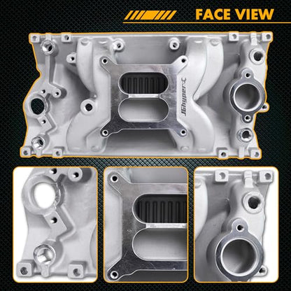 7516 52028 Air-Gap Vortec Intake Manifold for SBC 350 V8 Silver - size: A-2028 Silver
