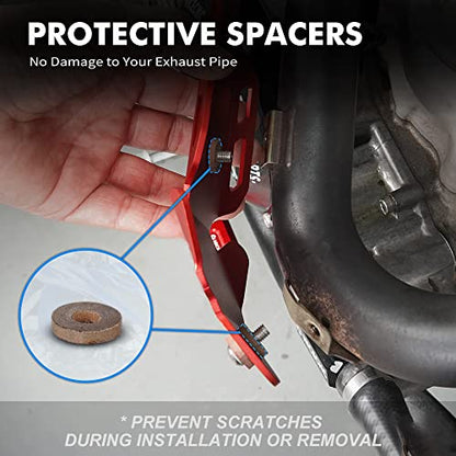 NICECNC Heat Shield Guard Protector Red - color: Red