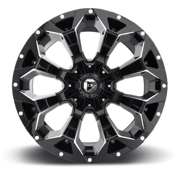 FUEL OFF-ROAD ASSAULT 18X9 5X4.5/5.0 4.53-12mm GLOSS BLACK MILLED - D57618902645US
