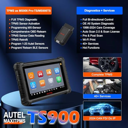 Autel TS900 All System TPMS Programming Diagnostic Scanner