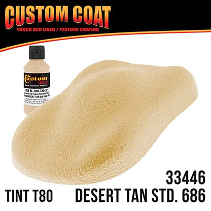 Custom Coat Desert Tan Spray-On Urethane Truck Bed Liner Kit, 1 Quart