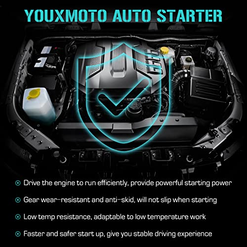 New Starter Fits for Toyota Avalon 3.0L 98-04, for Camry 98-05, for Highlander 01-03, for Rav4 2.0L 01-03 2.4L 04-05, for Sienna 3.0L 98-02, for Solara 3.0L 99-03, 410-52097, 28100-03100, 28100-74260