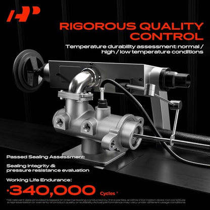 A-Premium Brake Master Cylinder with Reservoir and Sensor