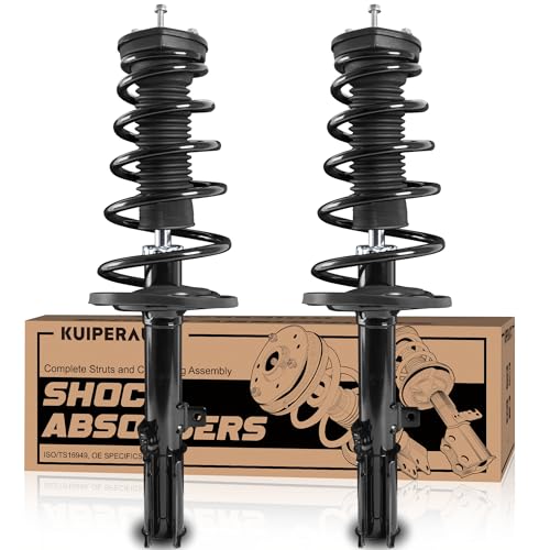 KUIPERAUTO Pair Rear Complete Struts w/Coil Spring Compatible with 2004-2006 Toyota Camry Solara Lexus ES330 Shock Absorbers 172207 172208 - size: 2x Rear Struts, style: 04-06 Toyota Camry