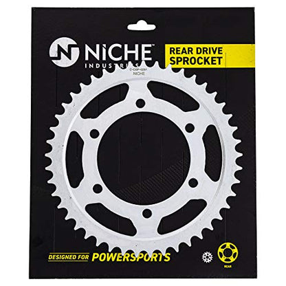 NICHE Drive Sprocket Chain Combo for Yamaha MT-09 FZ09 XSR900 Front 16 Rear 45 Tooth 525VM-X X-Ring 110 Links - size: X-Ring Chain