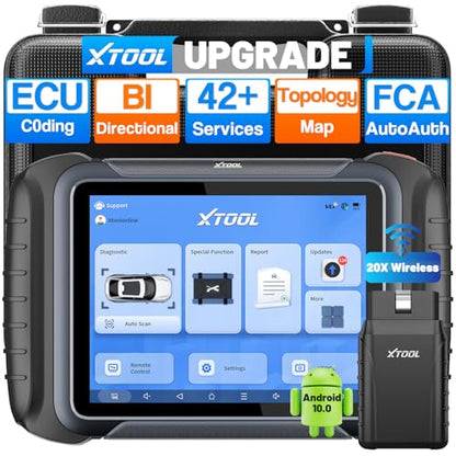 XTOOL D8W Wireless Bidirectional Scan Tool, OBD2 Scanner with Topology