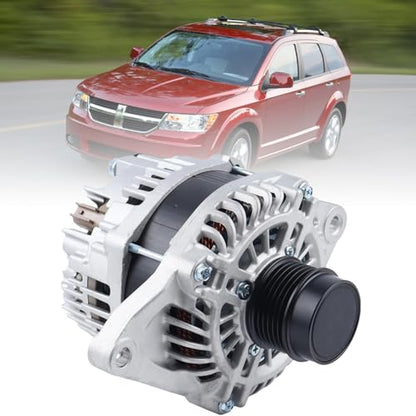 04801490AA Alternator Compatible with 2009-2020 Dodge Journey 2.4L - color: 2009-2020 Dodge Journey