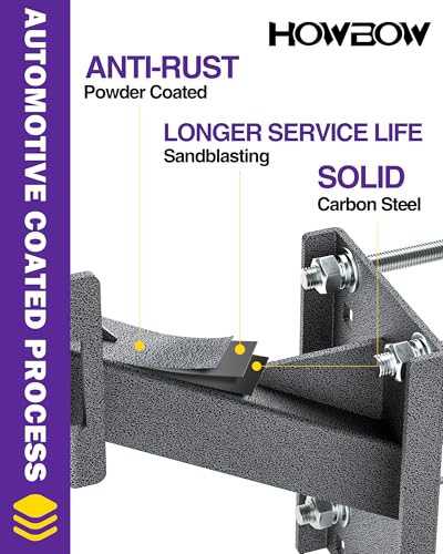 Sturdy Spare Tire Carrier fit Boat Camper RV Trailer Holds up to 150 Lbs, Heavy Duty Spare Tire Mount Bracket with 3-Point Fixed Method Fits Most 4/5/6 Lugs Wheels, No Rust and Deformation