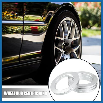 4pcs OD 110mm to ID 77.8mm Aluminium Alloy Car Hub Centric Rings