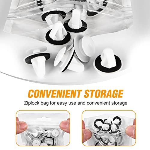 GOOACC 50Pcs Car Door Trim Panel Retainer Clips for Mazda - color: 50Pcs Door Trim Panel Retainer
