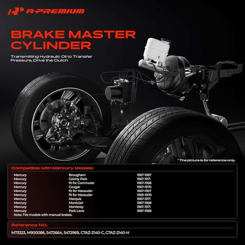 A-Premium Brake Master Cylinder with Reservoir