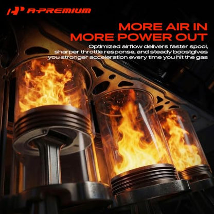 A-Premium RHF55 Complete Turbocharger Turbo Kit Compatible with Isuzu