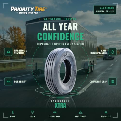 Roundrule Xtra ST225/75R15 124/121M All Season G (14 Ply) All Steel Tire - size: 225/75R15 (124/121M)