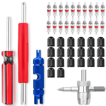 Suaika Brand Tire Valve Stem and Valve Core Removal Tool Set, 44 pcs