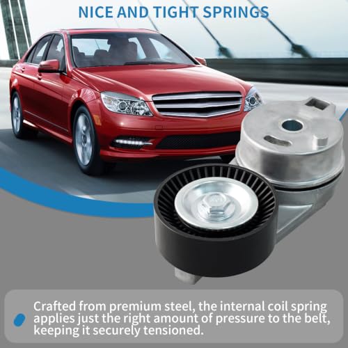 38323 Engine Belt Tensioner Serpentine Belt Drive Idler Pulley Kit - size: 90K-38323E