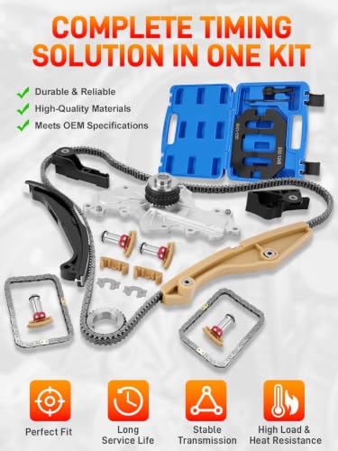 Timing Chain Kit with Water Pump & Camshaft Holding for 3.5L 3.7L V6
